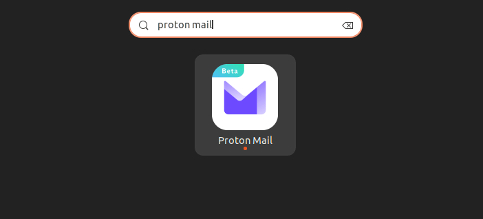 Откройте настольное приложение Proton Mail.