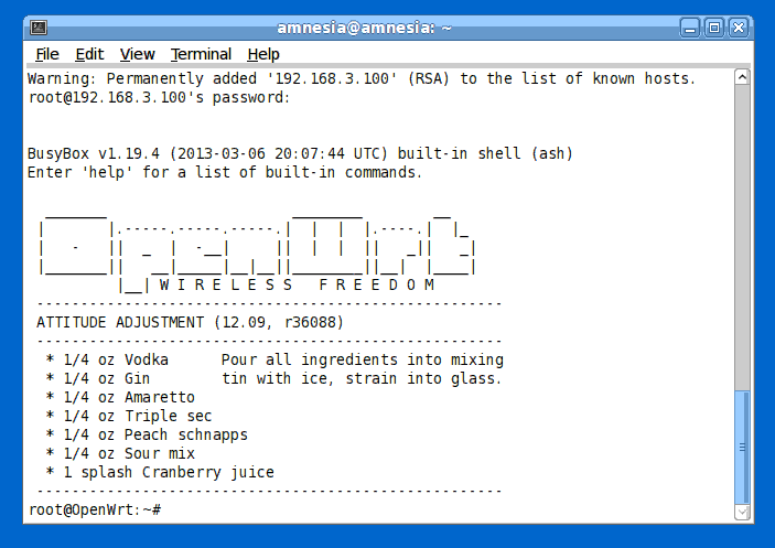 openwrt-кли