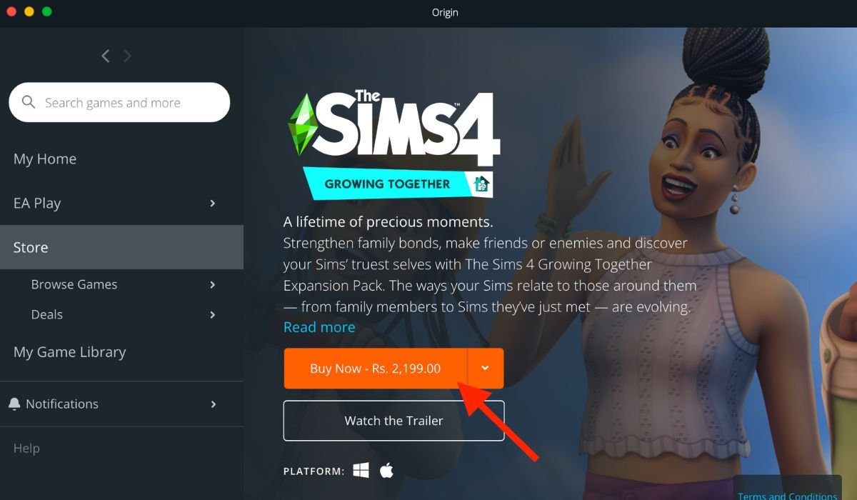 Origin Купить Sims 4