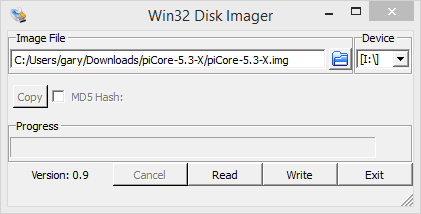 picore-Win32-Disk-Imager