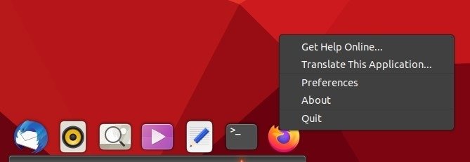 Plank Dock в настройках меню Ubuntu