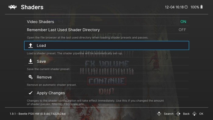Играйте в игры для Ps1 на ПК. Загрузка шейдеров Retroarch