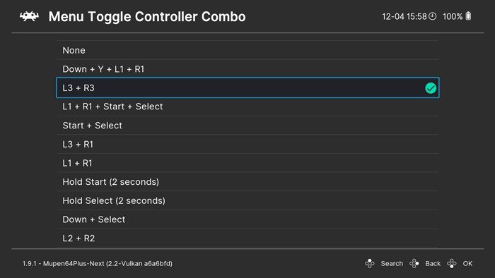 Играйте в игры для Ps1 на ПК Retroarch Menu Toggle Controller Combo