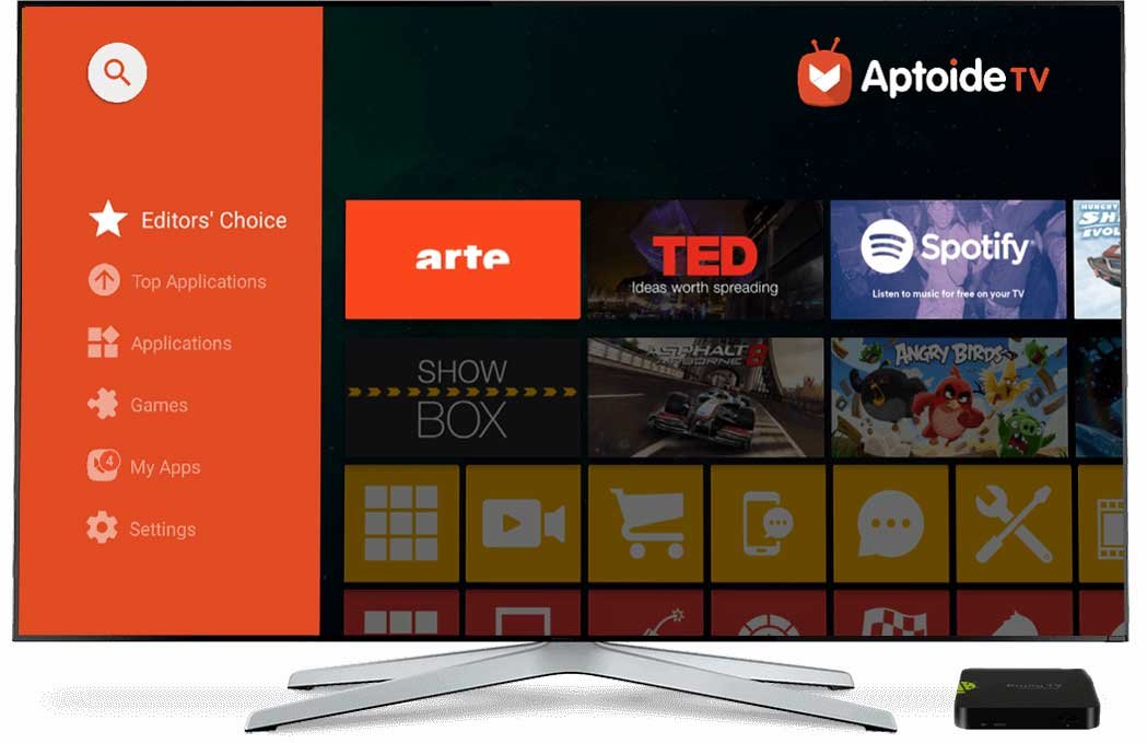 Альтернативы Play Store Android TV Aptoide