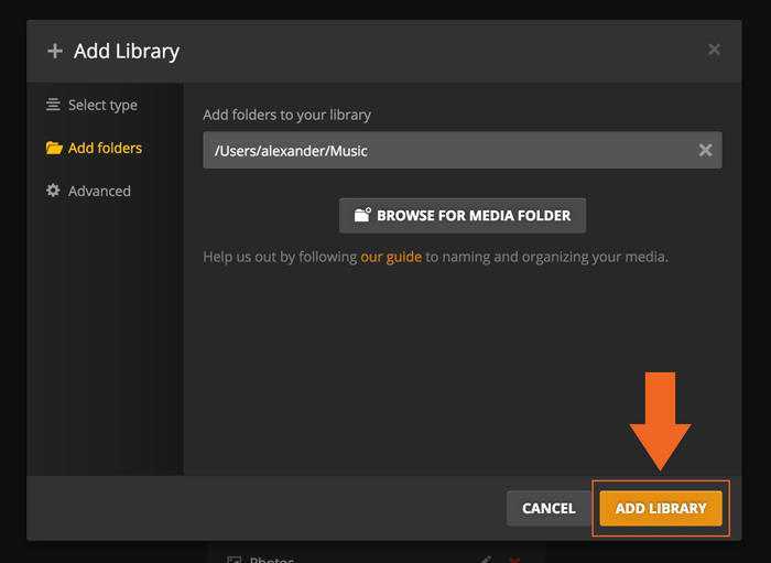 plex-server-add-media-library-done