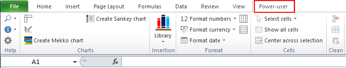 Poweruser Excel, вкладка 1