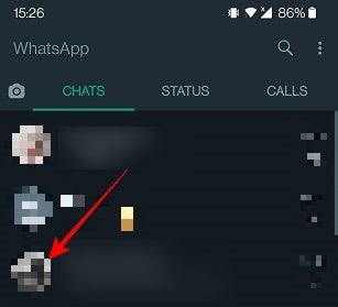 Запретить сохранение изображений в WhatsApp Изображение профиля Android