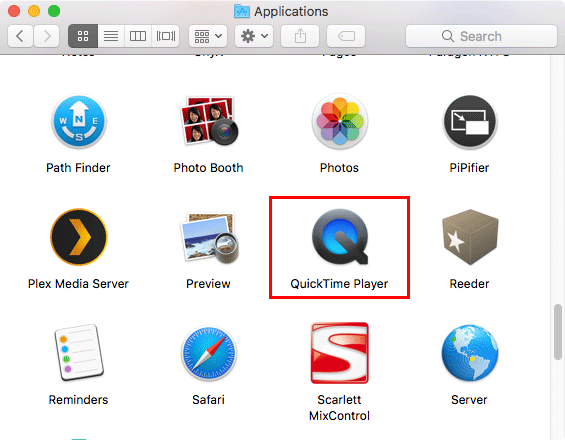 QuickTime-Player-Открыть