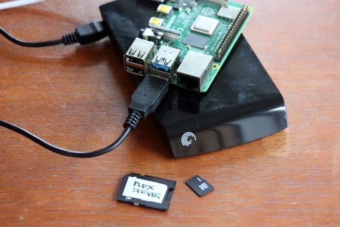 Сервер Raspberry Pi Plex Pi и диск