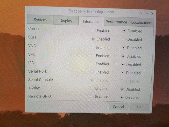 Если вы собираетесь подключиться к Raspberry Pi удаленно, вам необходимо включить SSH.