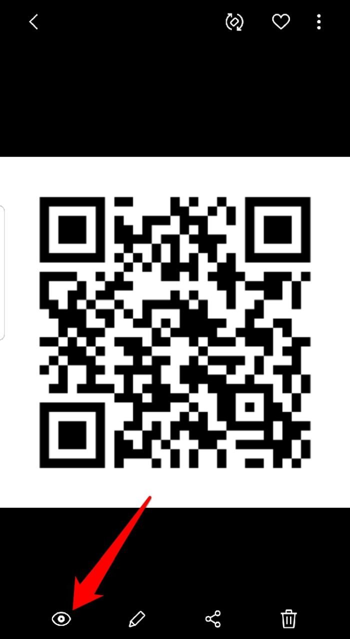 Чтение Qr-кода Android Bixby Vision