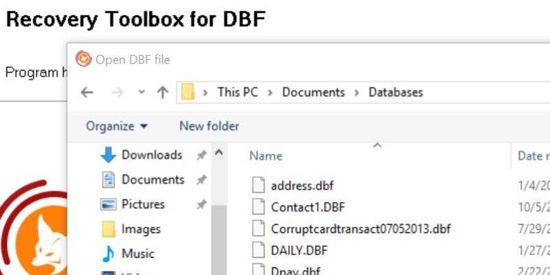 Recovery Toolbox For Dbf Review Открыть файл