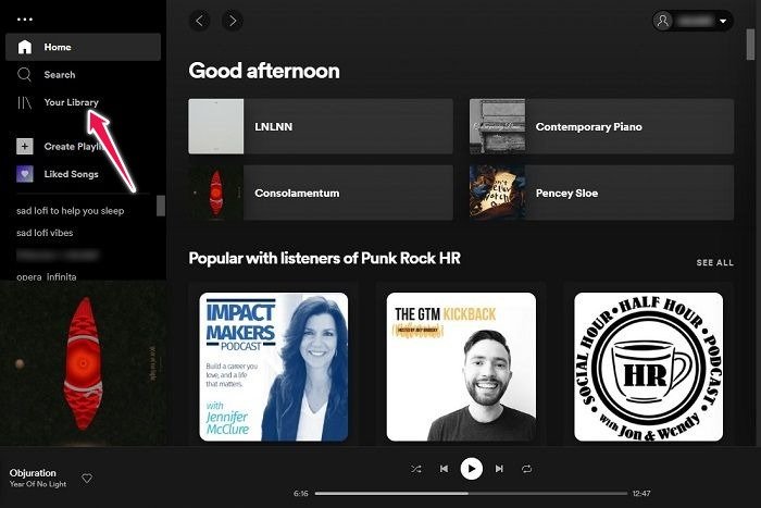 Удалите дубликаты из настольного приложения Spotify Playlist из вашей библиотеки