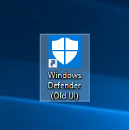 восстановить-Windows-Defender-старый-UI-ярлык-создан