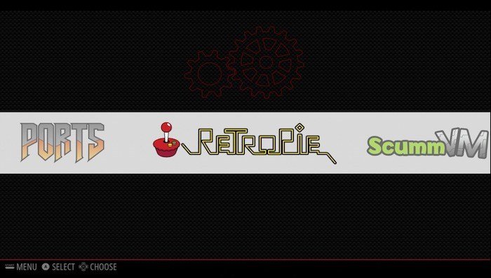 Retropie-emulation-4-3-главный экран