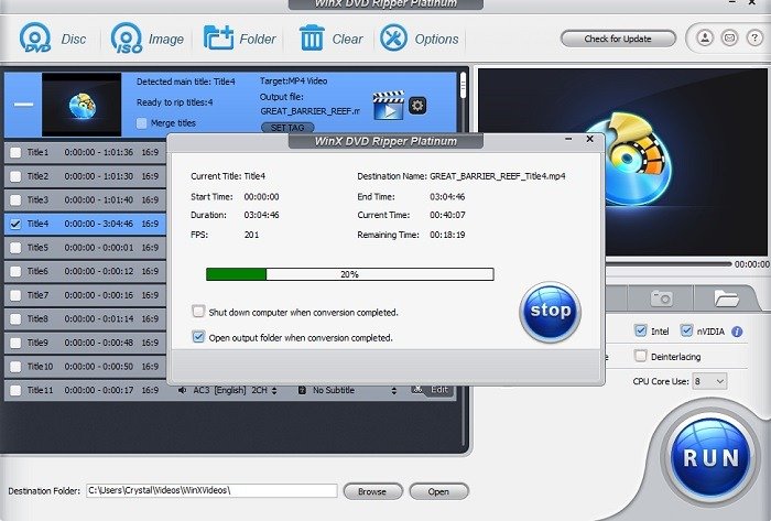 Быстро копируйте и оцифровывайте DVD-диски с результатами Winx DVD Ripper