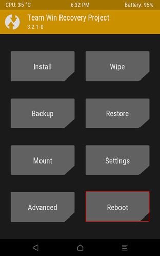 Корневая перезагрузка Android Phone Recovery