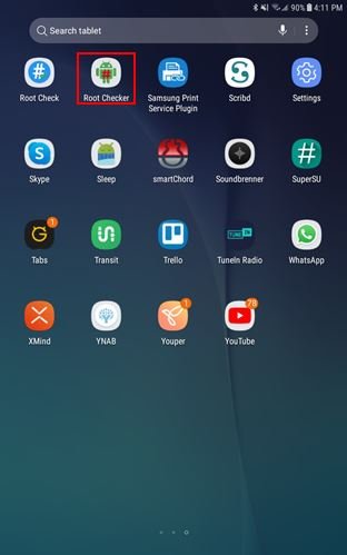 Корневой значок Supersu Root Checker для телефона Android