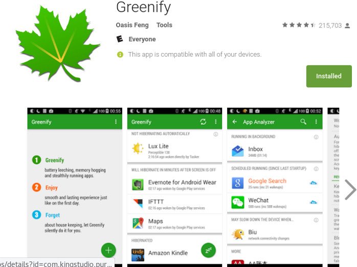 root-tools-greenify