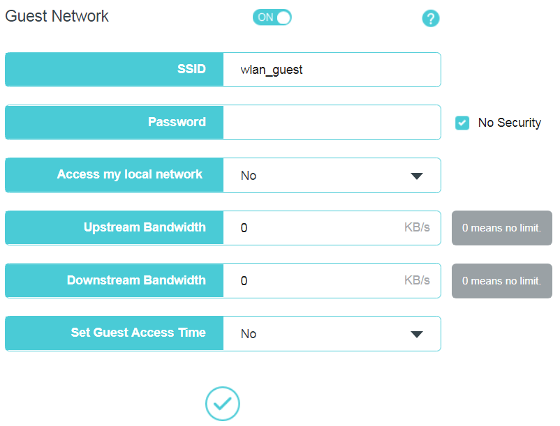 Настройка роутера Tplink Guest