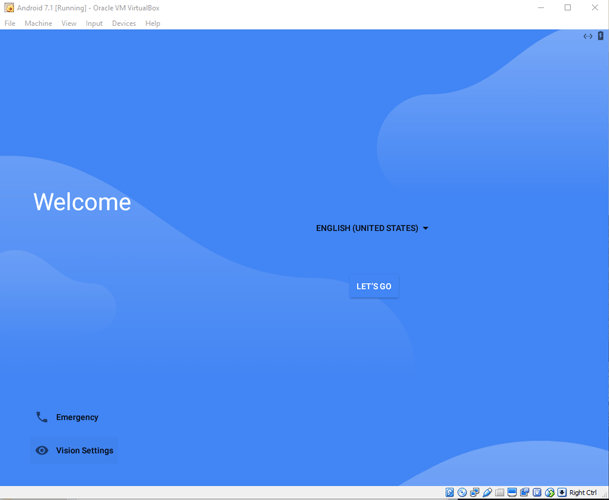 запустить-android-in-virtualbox-select-welcome-screen