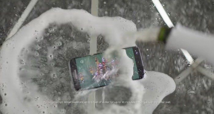 Водостойкое шампанское Samsung Galaxy