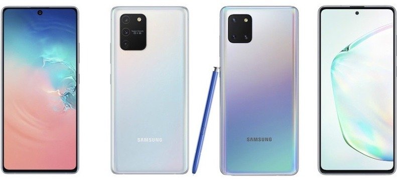 Смартфон Samsung Lite S10 Примечание