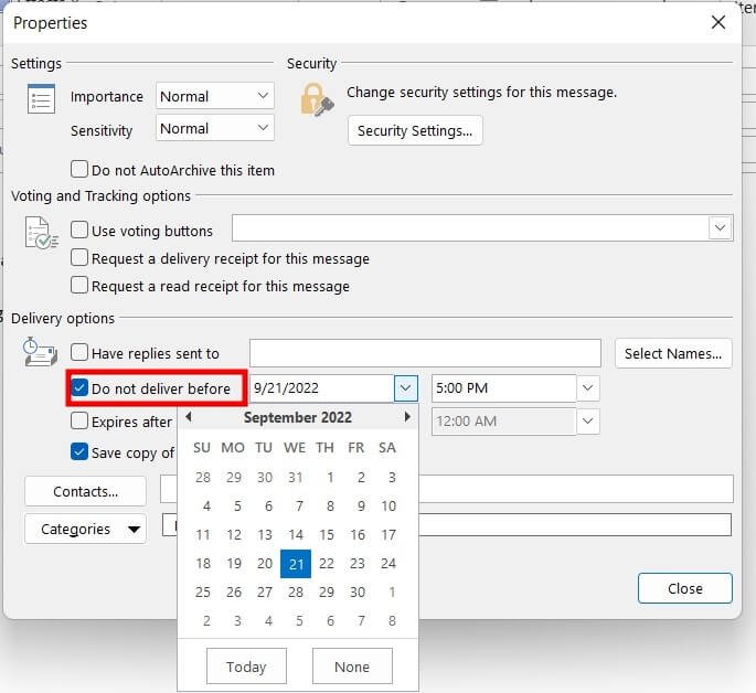 Расписание электронной почты Outlook. Расписание ПК.