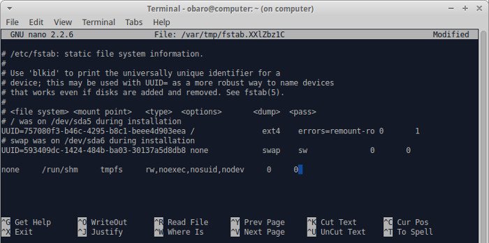 безопасный-ubuntu-редактировать fstab