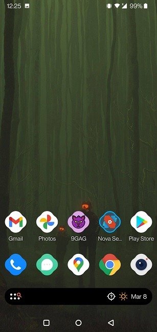 Установить пользовательские значки Готовая иконка Android