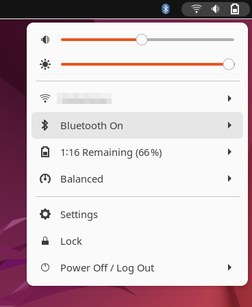 Настройка Bluetooth Linux 05 Меню Gnome Bluetooth