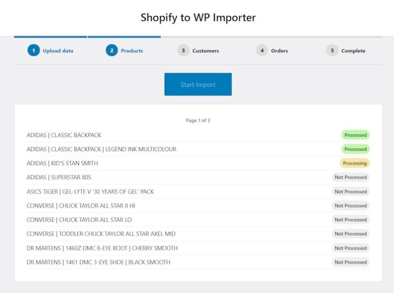 Shopify в Wp