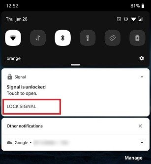 Функции Signal, которые стоит попробовать Lock Signal