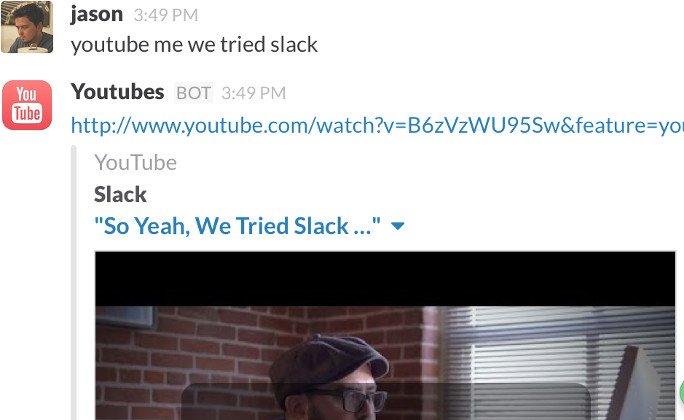 Slack-YouTube