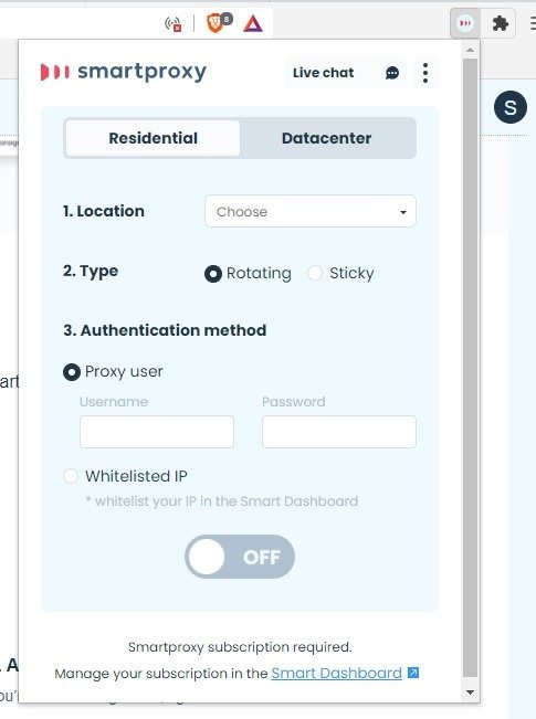 Браузерное расширение Smartproxy Review