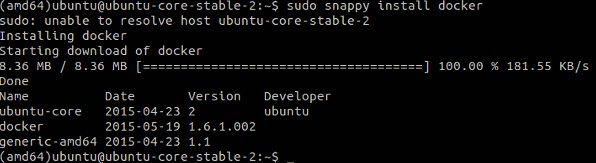 Установите фреймворки и приложения в Ubuntu Snappy Core.