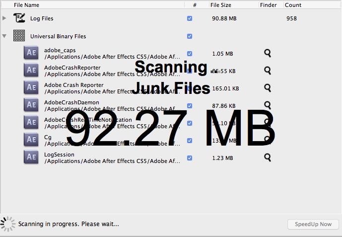 Speedupmac-сканирование-900 МБ