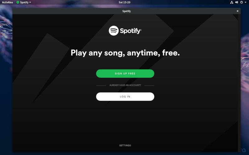 Spotify в Fedora