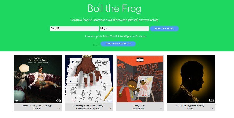 Spotify-веб-приложение-boilfrog