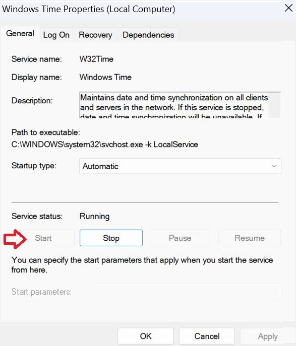 Fix-Time-Sync-Failed-Issue-Start-Service