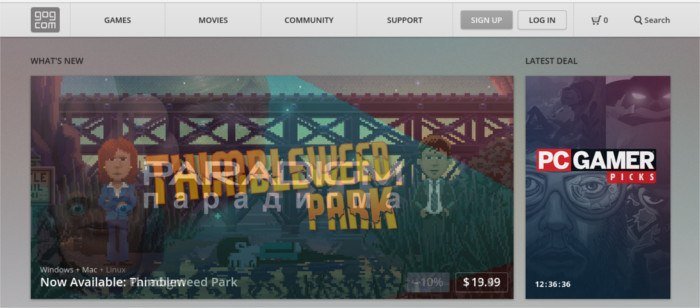 Steam-Alternatives-Gog