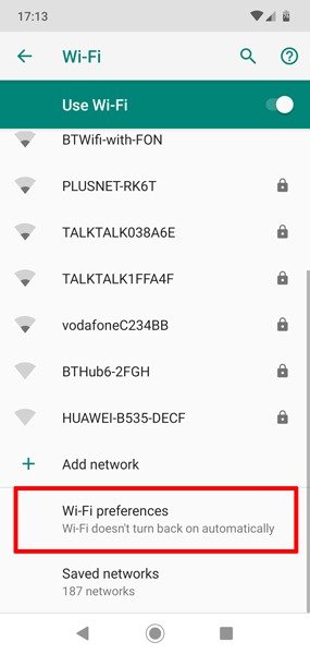 Остановить автоматическое включение Wi-Fi Настройки Android Wi-Fi