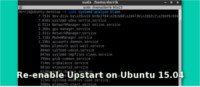 Повторно включите Upstart в Ubuntu 15.04.