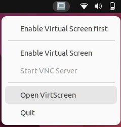 Планшет в качестве монитора Linux Open Virtscreen