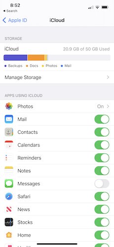 Использование Icloud Storage для iOS