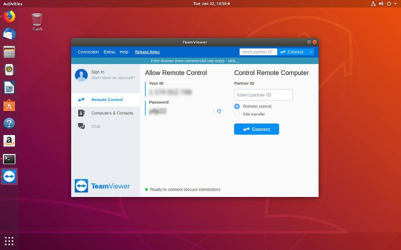 Teamviewer в Ubuntu