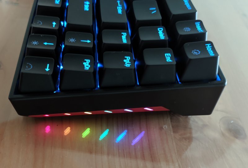 Tkl71ws Боковые RGB-подсветки клавиатуры