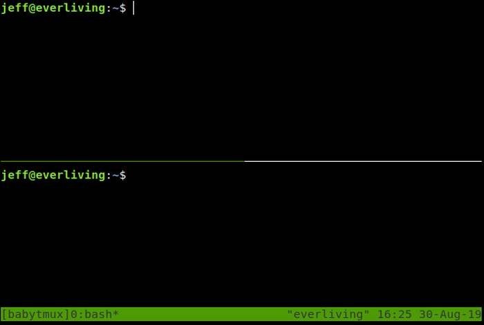 Панели переключателей Tmux