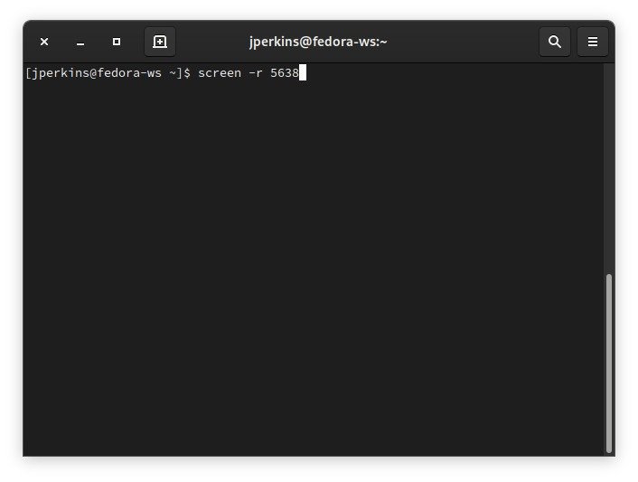 Tmux против экрана Повторное присоединение экрана 1