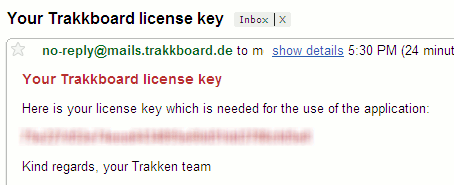 trakkboard-лицензионный ключ